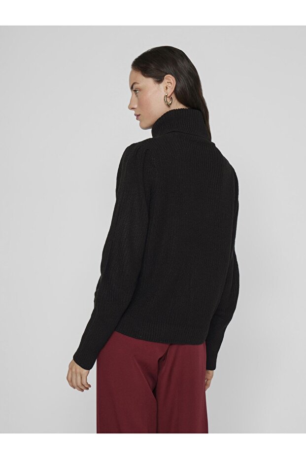 Strickpullover mit Rollkragen - 4