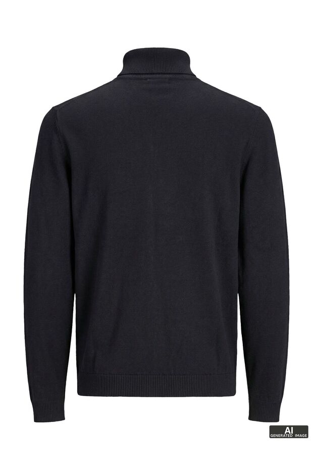 Rollkragenpullover Einfarbig Rollkragenpullover - 3