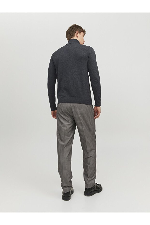 Rollkragen-pullover Einfarbig Rollkragen-pullover - 4