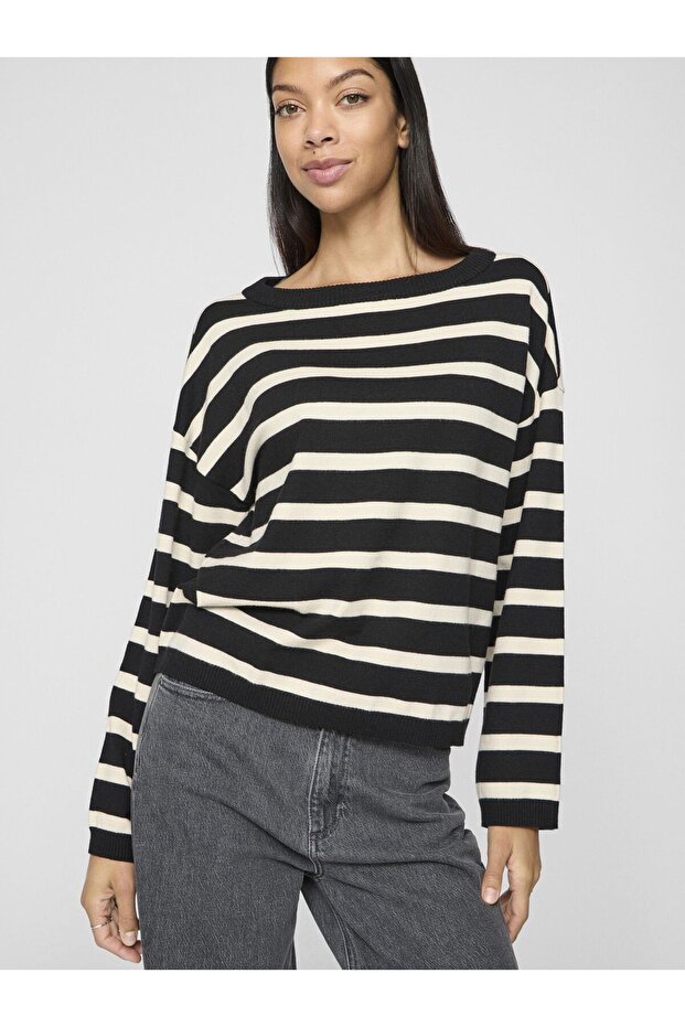 Strickpullover U-Boot-Ausschnitt - 7