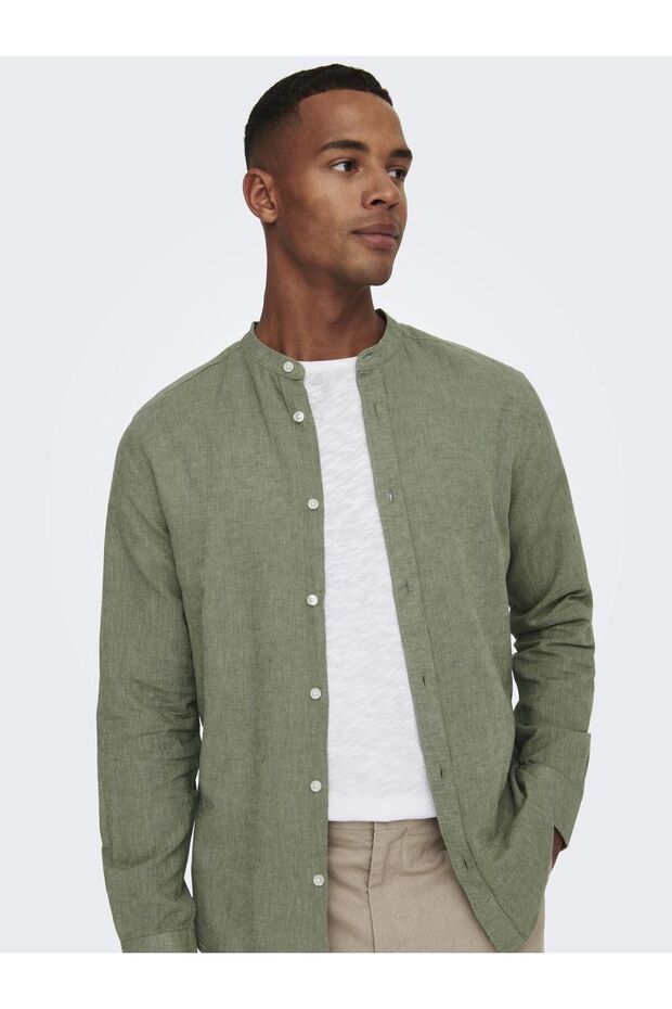 Hemd ONSCAIDEN Leinen Hemd - 6