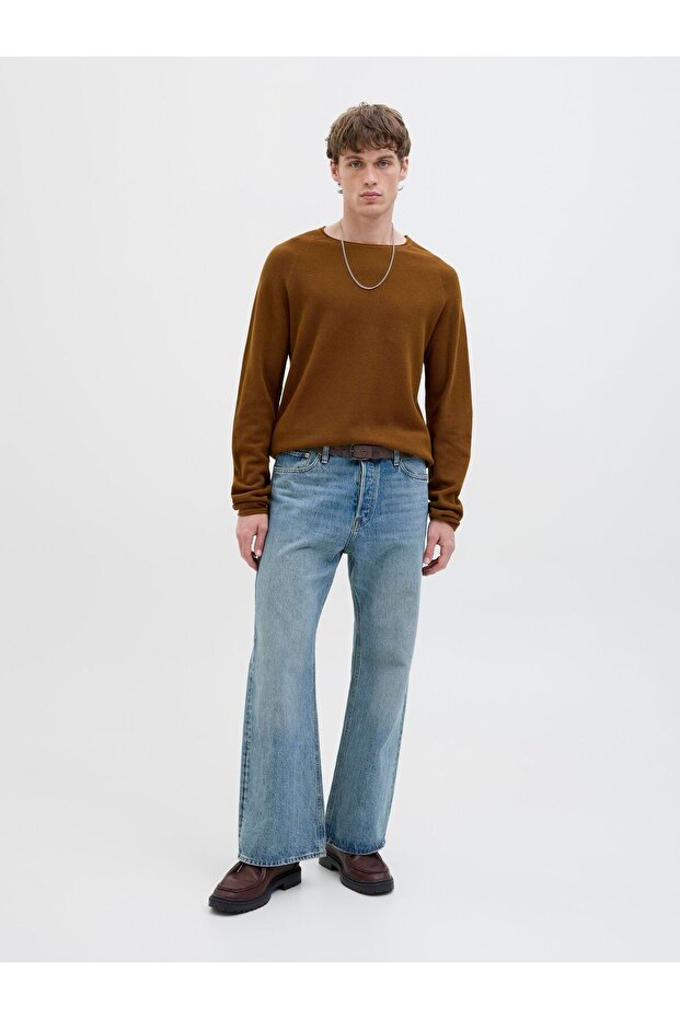 Strickpullover Einfarbig Strickpullover - 4