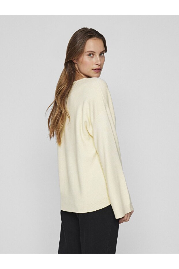 Strickpullover V-Ausschnitt - 4