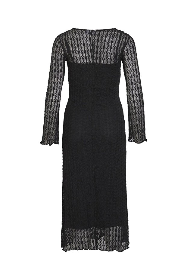 Rochie maxi cu mânecă lungă - 3
