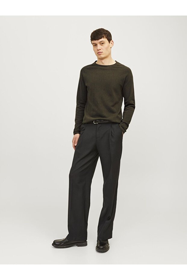 Strickpullover Einfarbig Strickpullover - 5