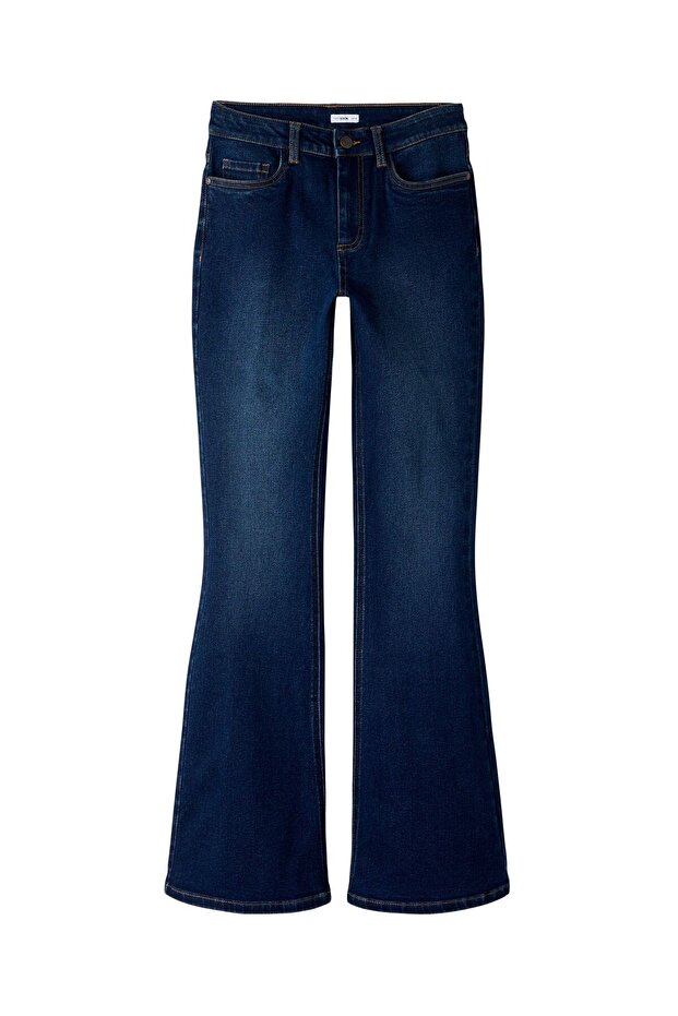 Flared Jeans Mid Waist - 1