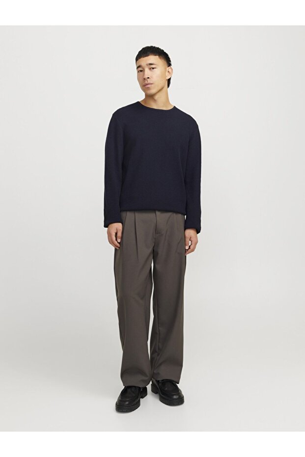 Strickpullover Einfarbig Strickpullover - 4