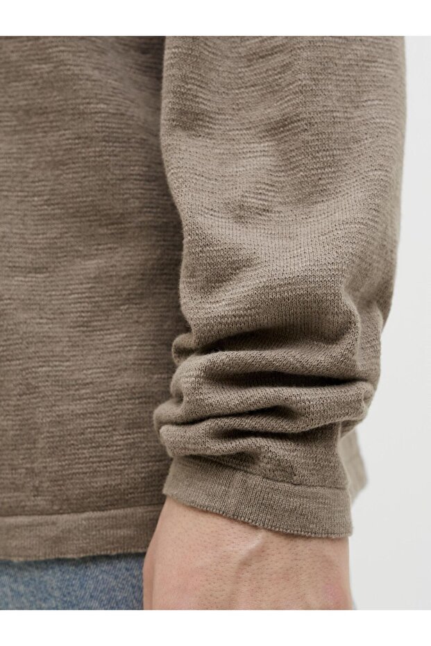 Strickpullover Einfarbig Strickpullover - 6