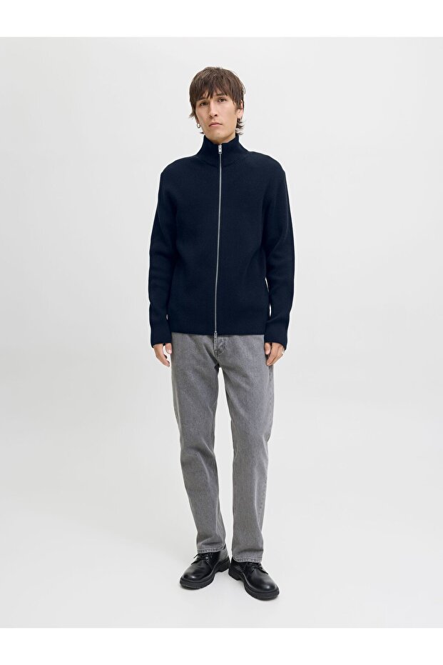 Strickjacke Einfarbig Strickjacke - 5