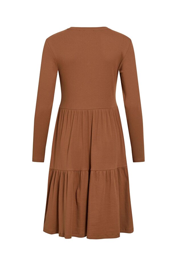 Rochie pulover cu mânecă lungă - 3