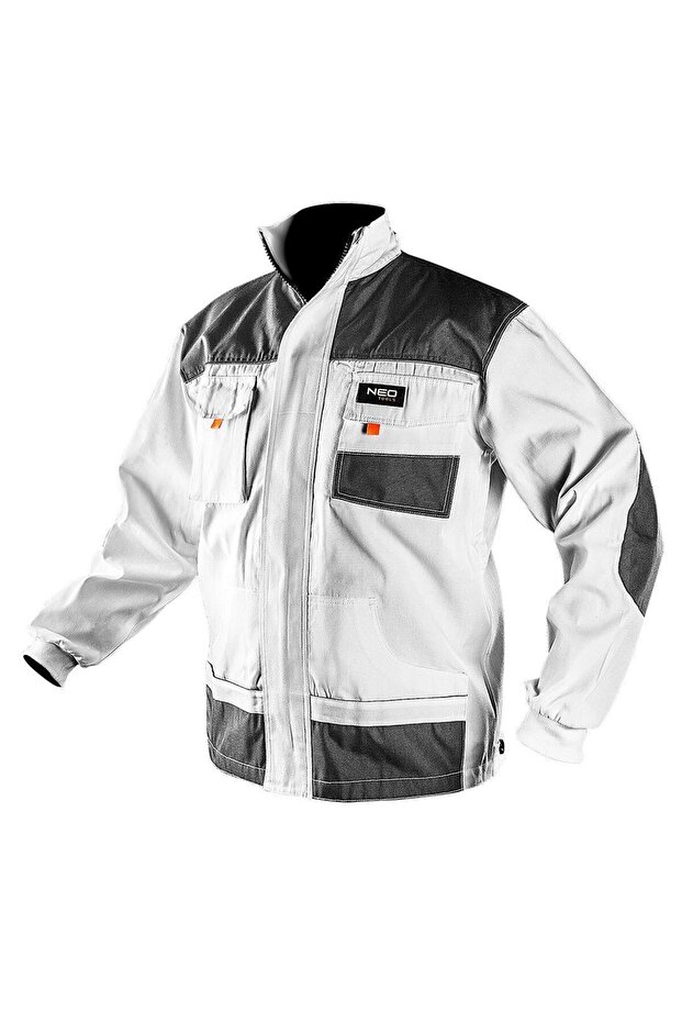 Work jacket, white, model HD, size M/50, - 1