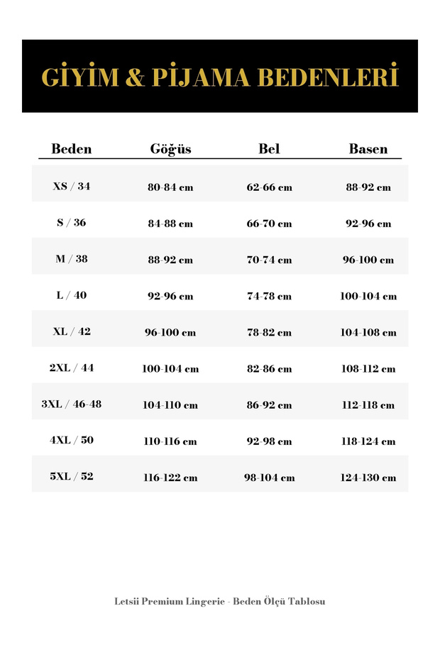 Gecelik Ve String Takımı Leopar Renk - 3