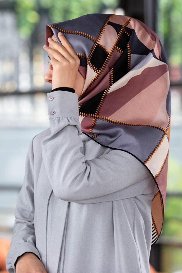 Eșarfă de mătase Twill - 1