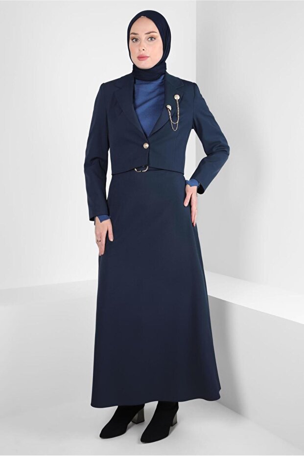 ACCESSORY DETAILED SKIRT SUIT 44159-1