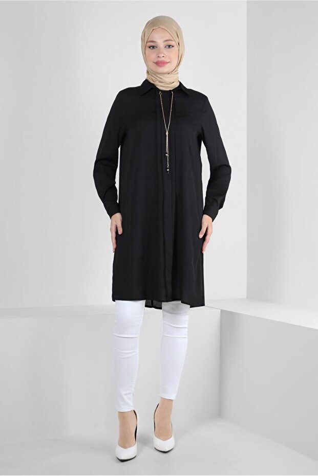 CHAIN DETAIL FLAT TUNIC 43837