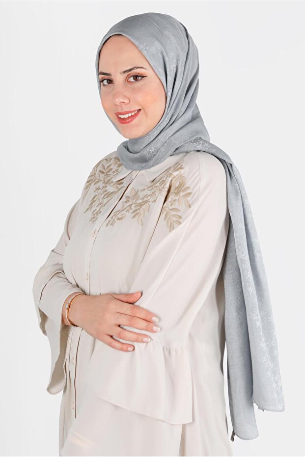 فستان سهرة بنمط زهرة ألفينا شال 8224