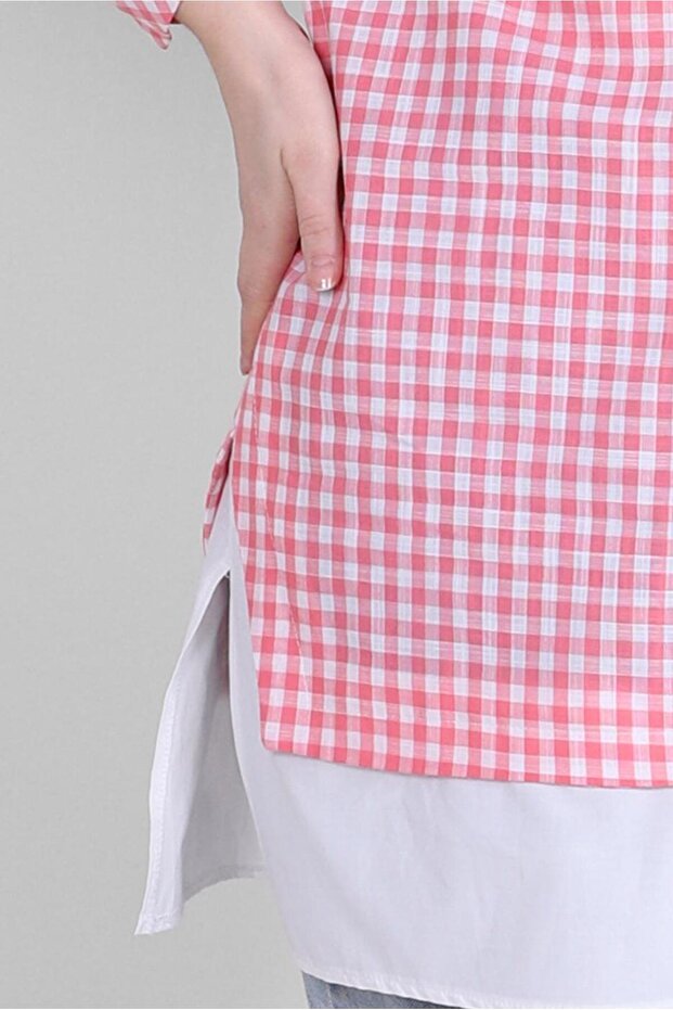 GINGER PATTERNED BUTTONED TUNIC 43644 - 4