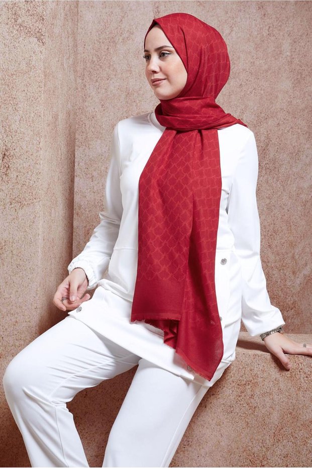ALVİNA MONOGRAM ŞAL 3100