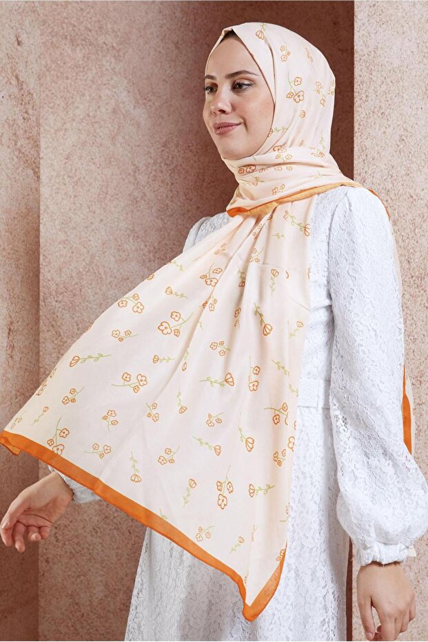 شال ALVINA 7469 موديل نمط الأزهار