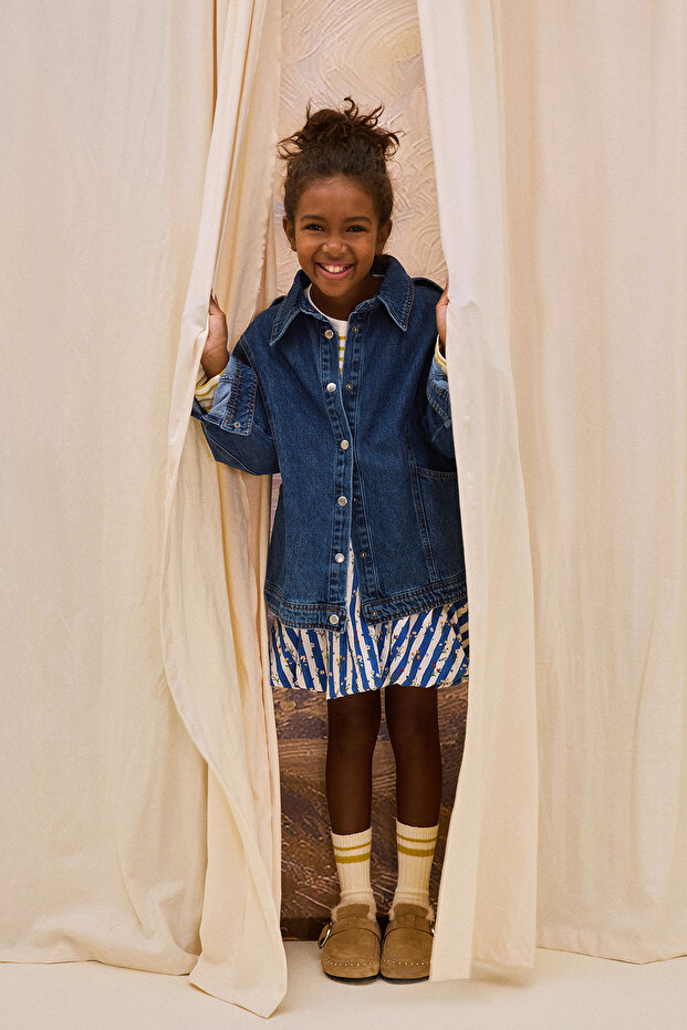 Nova İndigo Denim Ceket - 3