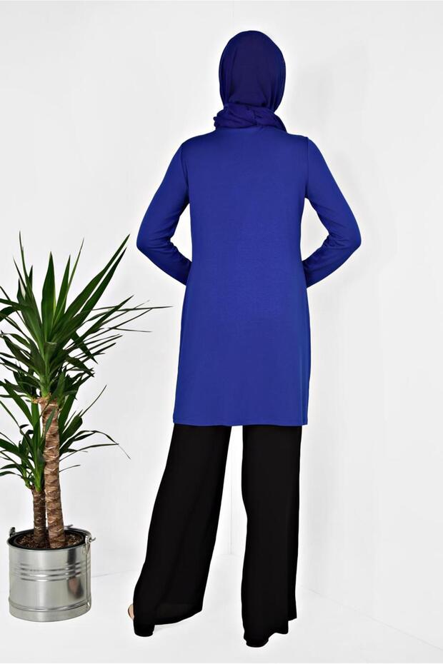 Basic Round Neck Tunic 4037 - 3