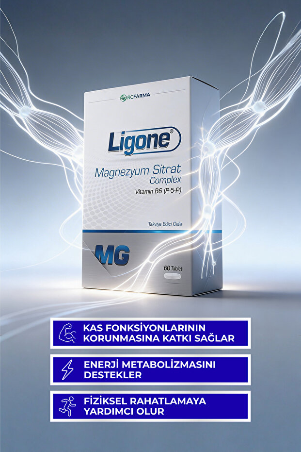Magnezyum Sitrat Complex 60 Tablet | Magnezyum Sitrat Tablet Mineral Takviyesi - 4