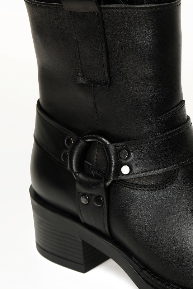 REFANNA2 5PR Siyah Kadın Topuklu Bot - 7