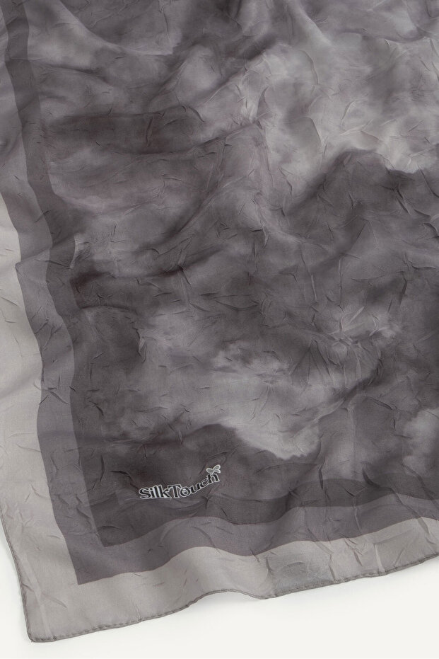 وشاح كراش بنمط السحابة البنية - 3