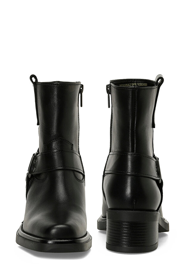 REFANNA2 5PR Siyah Kadın Topuklu Bot - 5