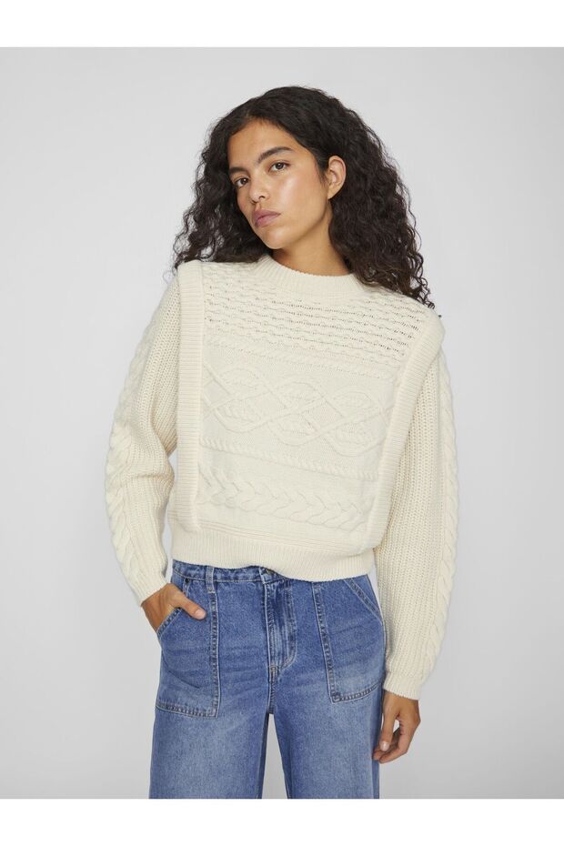 Strickpullover Zopfstrick - 1