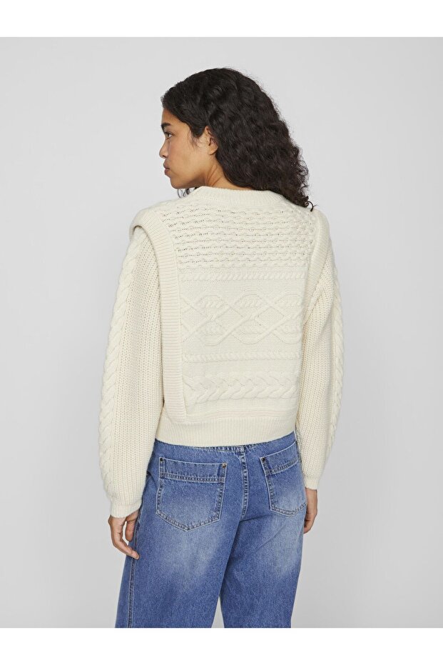 Strickpullover Zopfstrick - 4