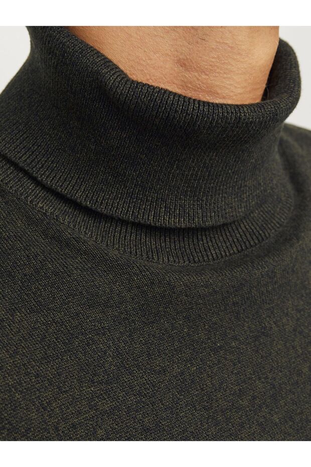 Rollkragenpullover Einfarbig Rollkragenpullover - 6