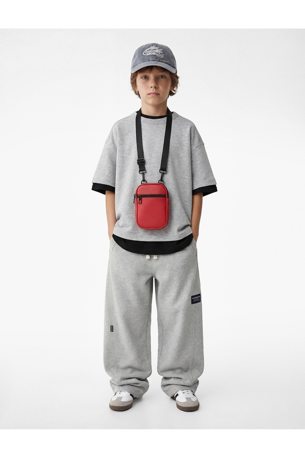 Elastic Waistband Pocket Detailed Sweatpants