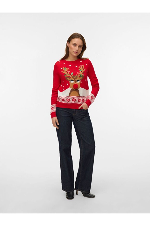 Strickpullover VMFROSTYDEER Strickpullover - 1