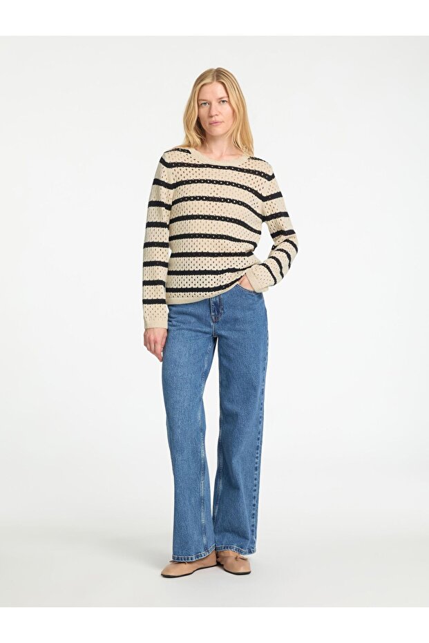 Strickpullover Gestreifter - 4