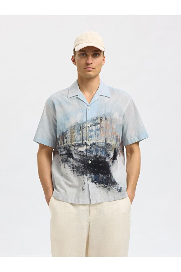 Kurzarmhemd Print - 7