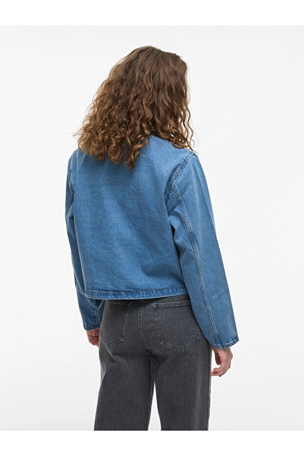Jeansjacke Geknöpfte - 4