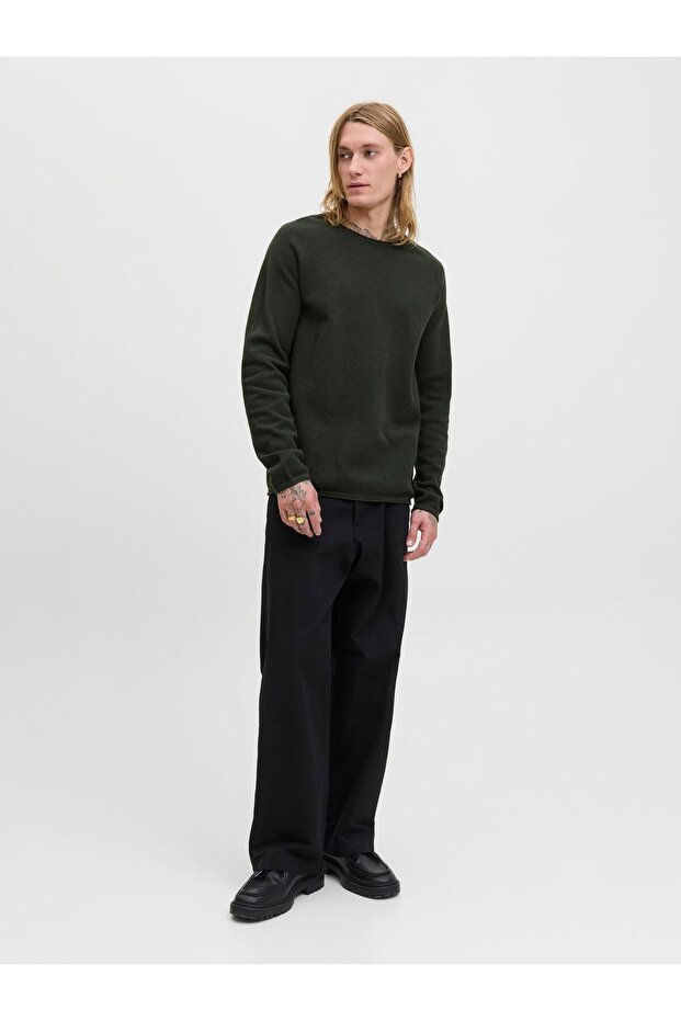 Strickpullover Einfarbig Strickpullover - 4