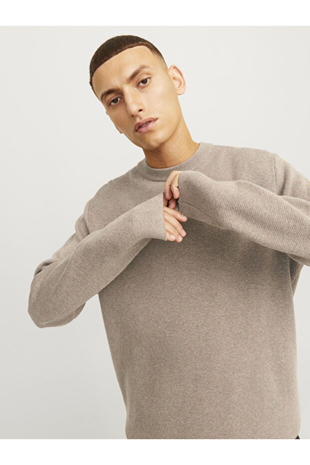 Strickpullover Einfarbig Strickpullover - 7