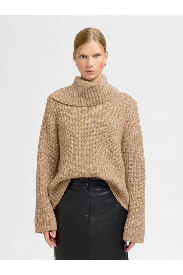 Grobstrickpullover Wollmix - 1