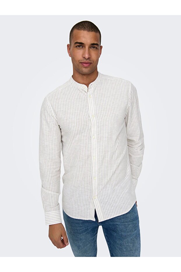 Hemd ONSCAIDEN Leinen Hemd - 6