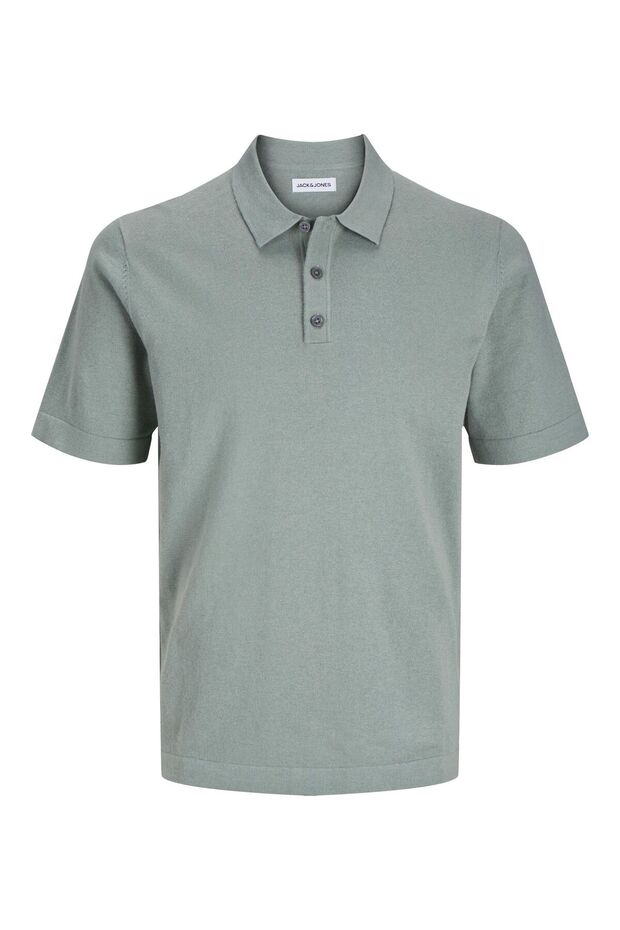 Gestricktes Polo Einfarbig Gestricktes Polo - 2