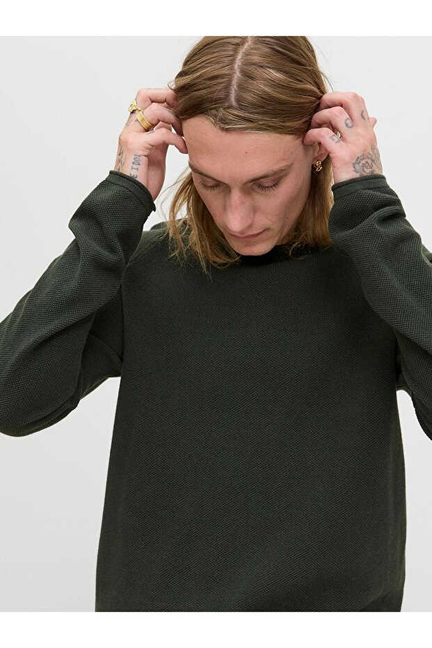 Strickpullover Einfarbig Strickpullover - 7