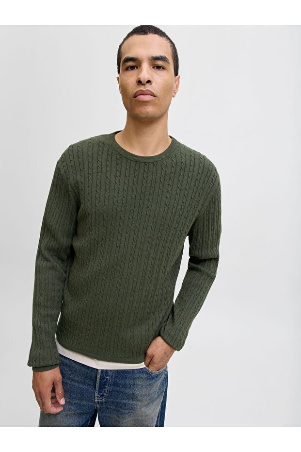 Strickpullover Einfarbig Strickpullover - 8