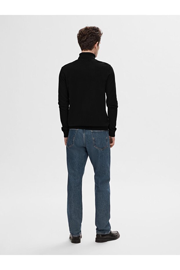 Pullover Langarm Rollkragen - 3