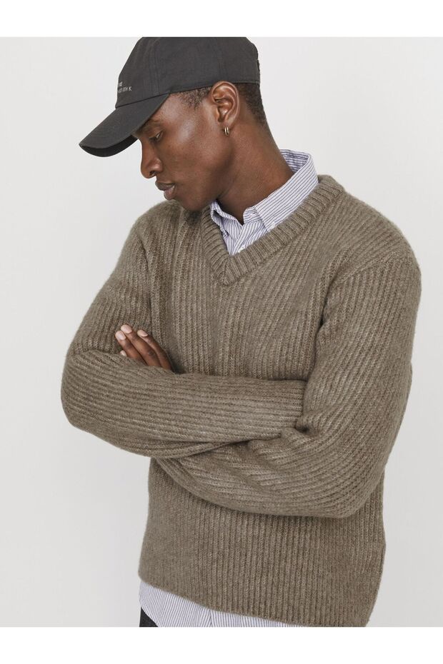 Strickpullover Einfarbig Strickpullover - 8