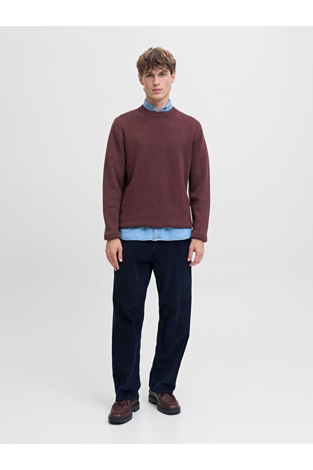 Strickpullover Einfarbig Strickpullover - 4