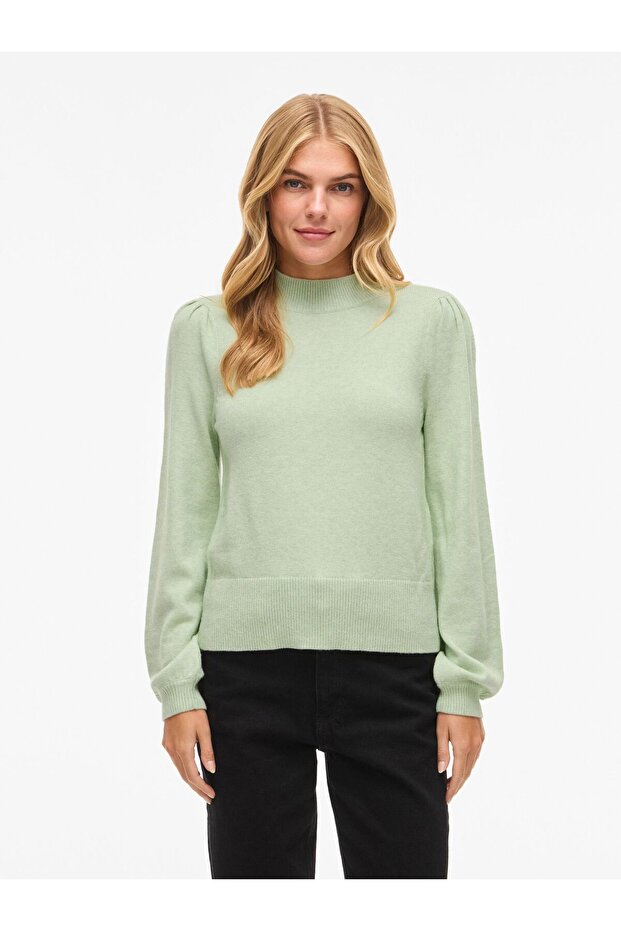 Strickpullover Stehkragen - 1