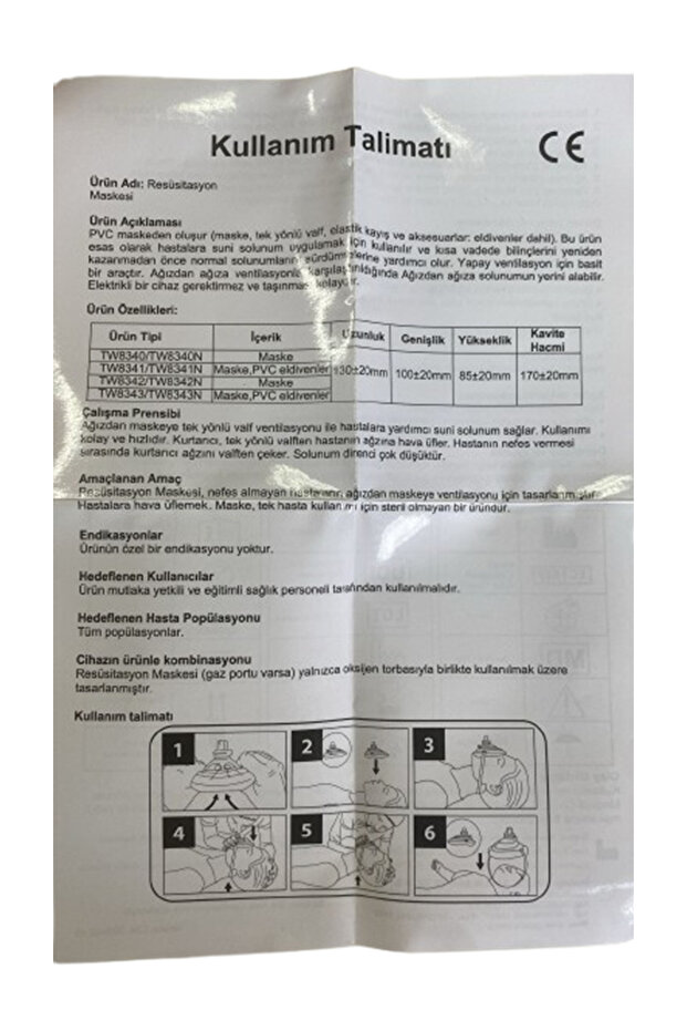 Cpr (Suni Solunum) Maskesi - 6