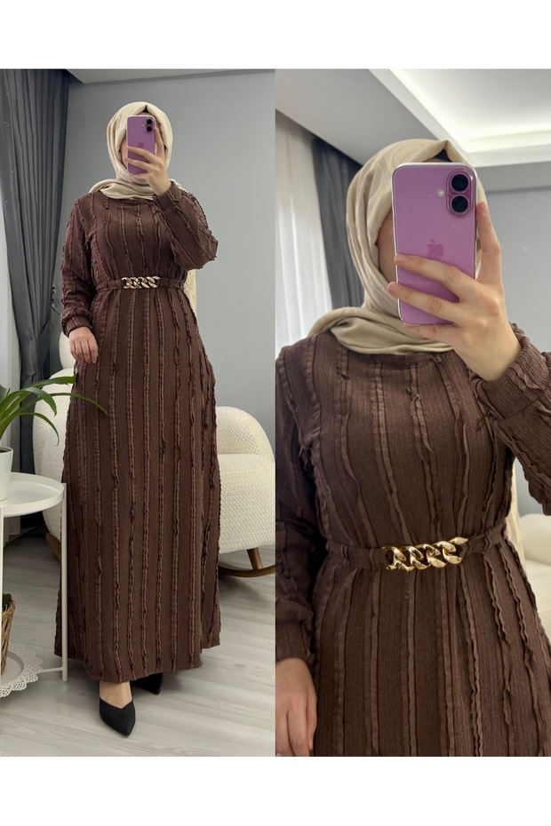 TESETTÜR BOYDAN ELBİSE - 1